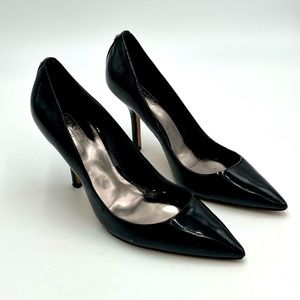 Coach black patent leather pumps 6.5